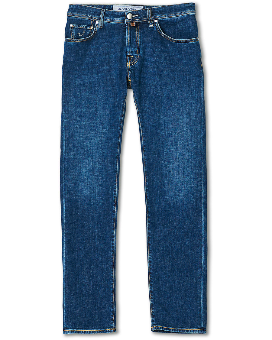 Herren | Jeans | Jacob Cohën | 622 Slim Fit Jeans Mid Blue