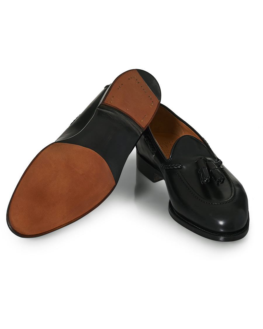 Herren | Edward Green Belgravia Tassel Loafer Black Calf | Edward Green | Belgravia Tassel Loafer Black Calf
