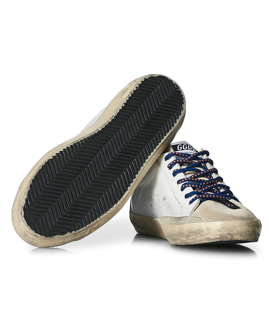 Herren | Golden Goose Deluxe Brand Super-Star Sneaker White/Red | Golden Goose | Deluxe Brand Super-Star Sneaker White/Red