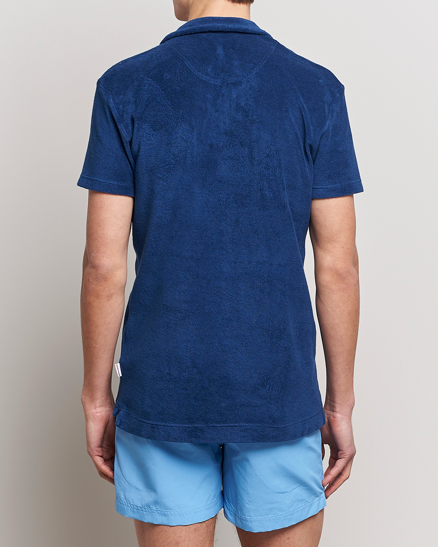 Herren | Poloshirts | Orlebar Brown | Terry Polo Blue Wash