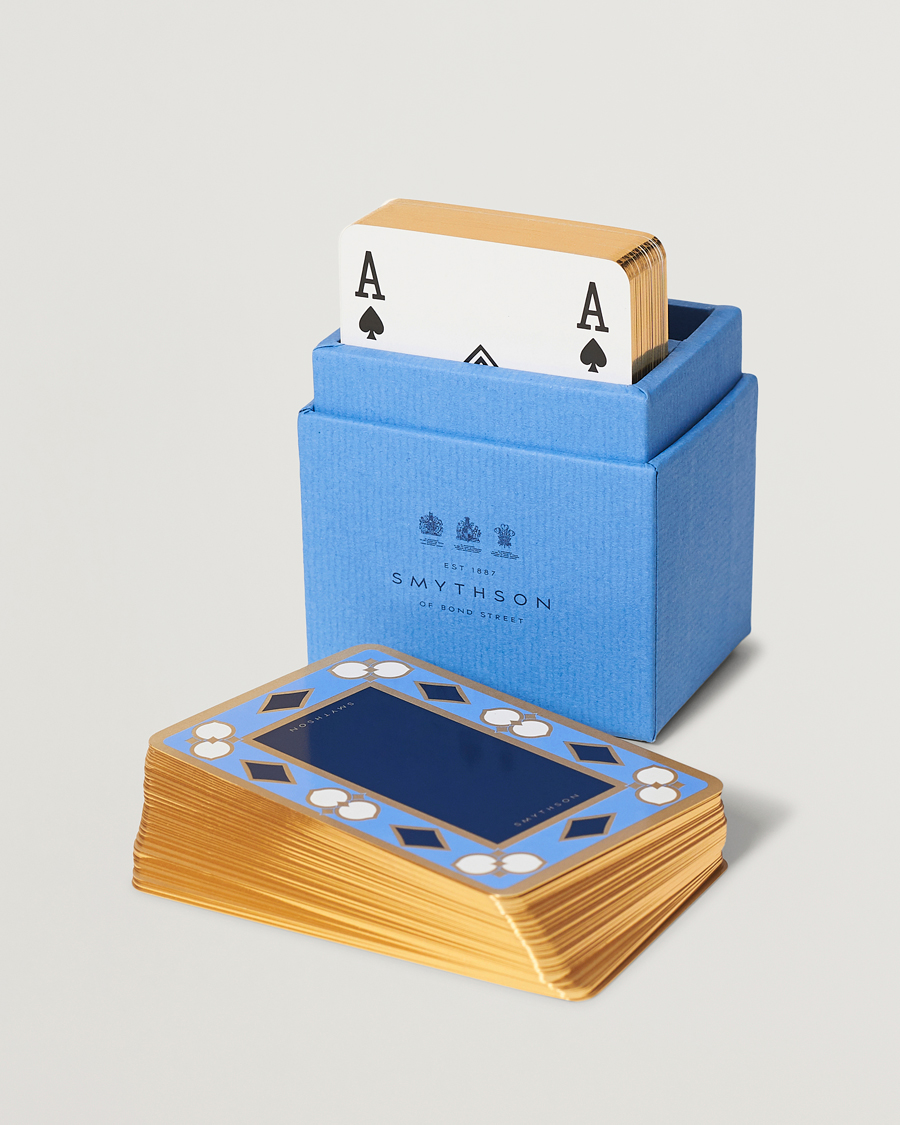 Herren | Für das Zuhause | Smythson | SmythsonPlaying CardNile Blue