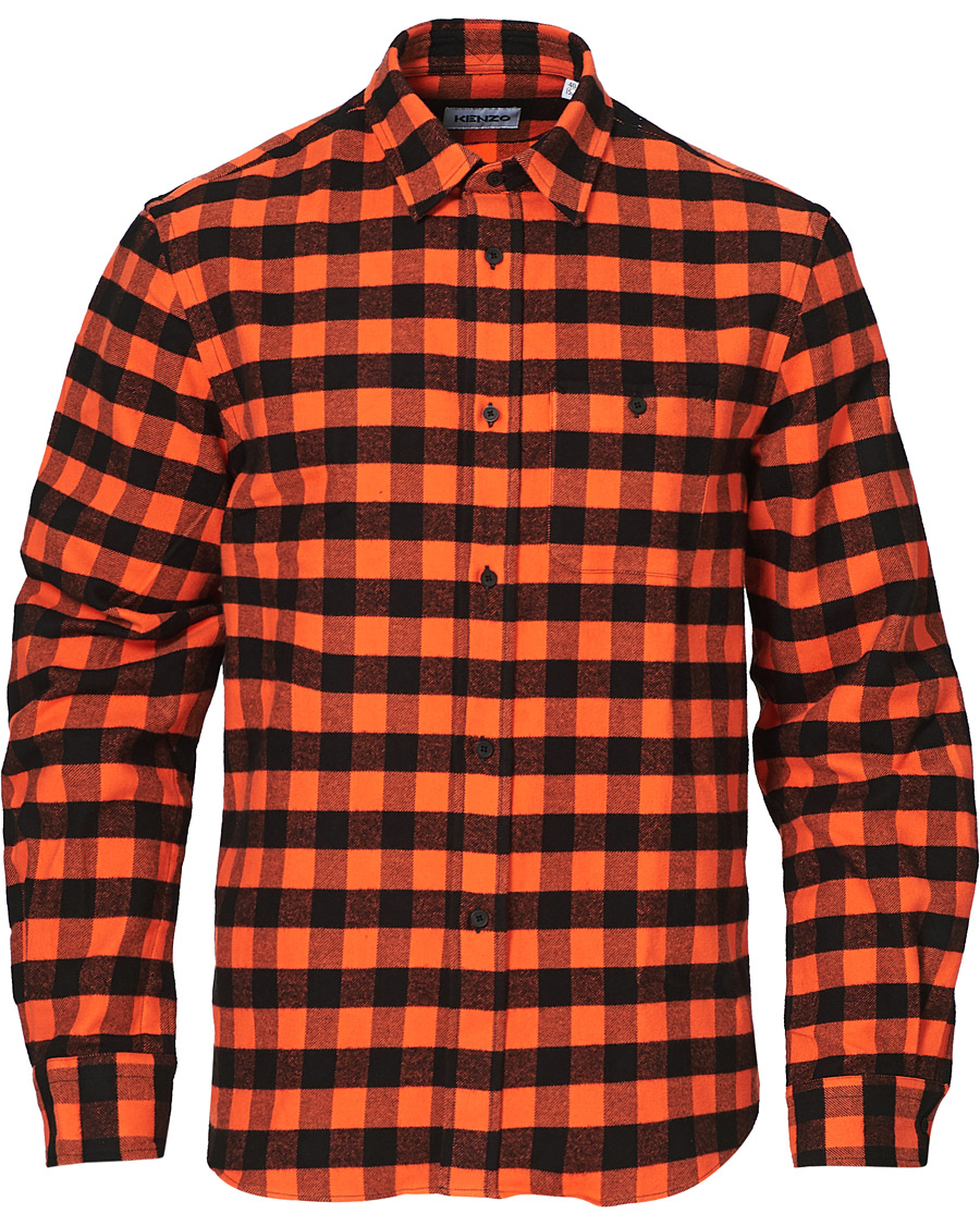 Herren | Hemden | KENZO | Flannel Shirt Orange Check
