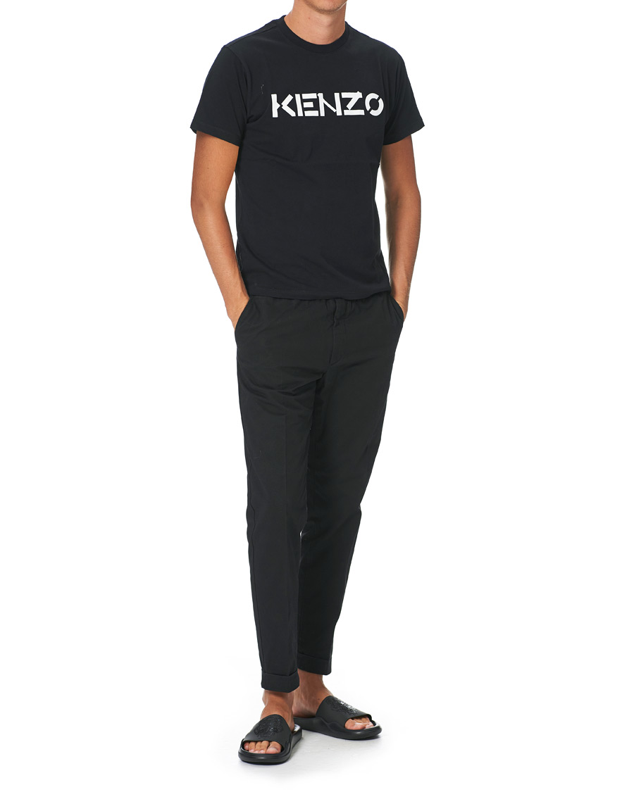 Herren | KENZO Tiger Pool Mules Black | KENZO | Tiger Pool Mules Black