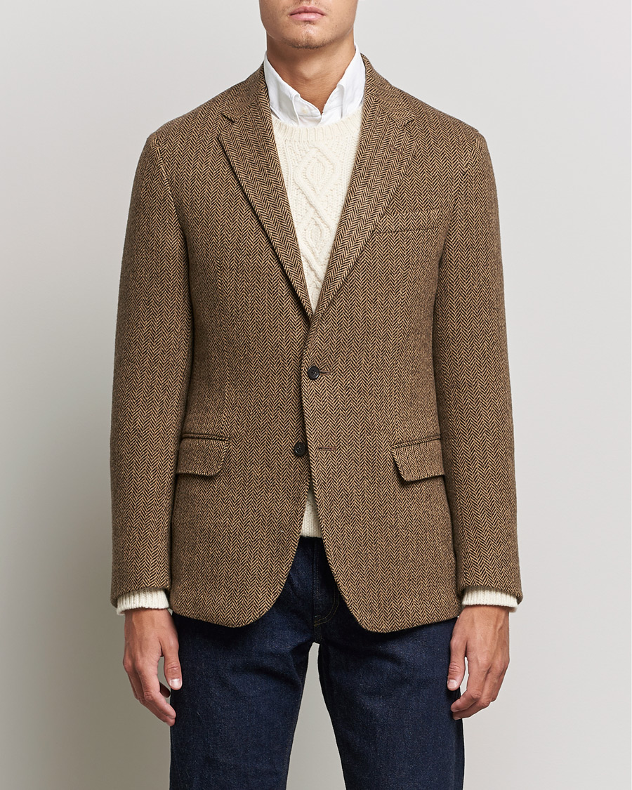Herren | Sakkos | Polo Ralph Lauren | Herringbone Sportcoat Brown