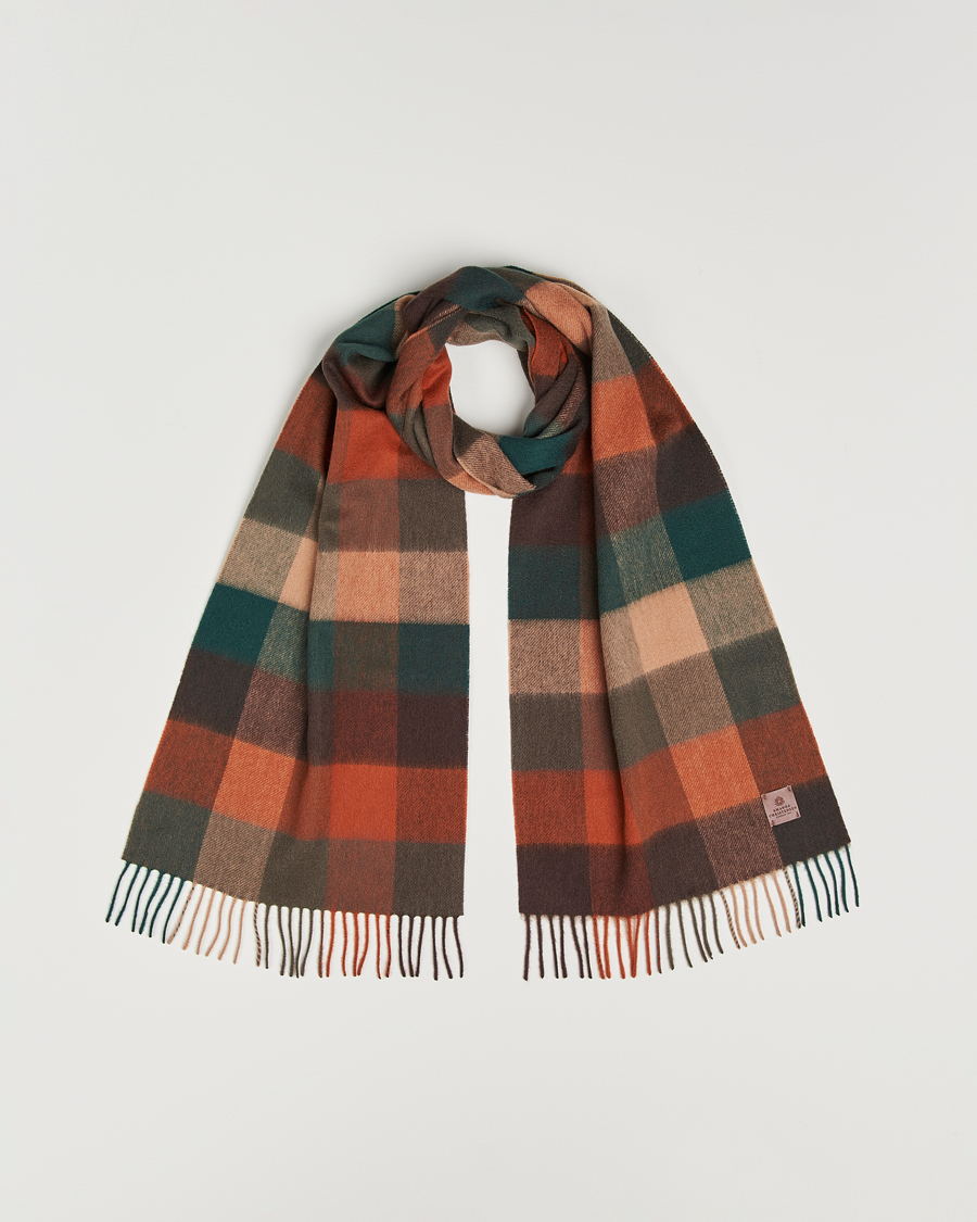 Herren | Schals | Amanda Christensen | Wool Block Check Scarf Multi