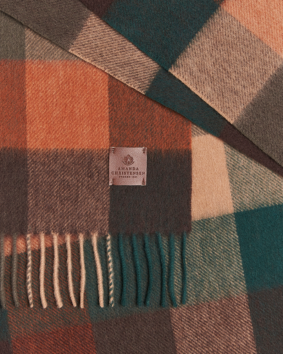 Herren | Schals | Amanda Christensen | Wool Block Check Scarf Multi