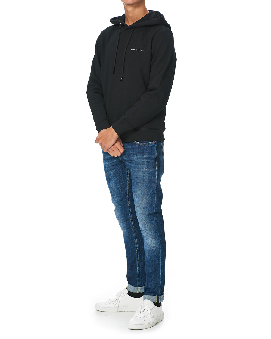 Herren | Pullover | Tiger of Sweden | Dominick Cotton Hoodie Black