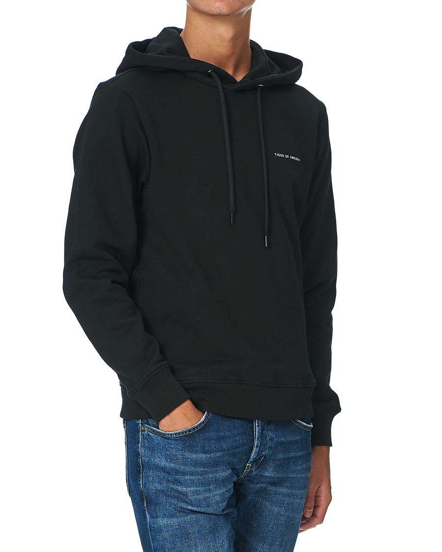 Herren | Pullover | Tiger of Sweden | Dominick Cotton Hoodie Black