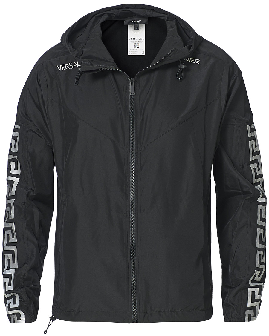 Herren | Jacken | Versace | Monogram Hooded Jacket Black