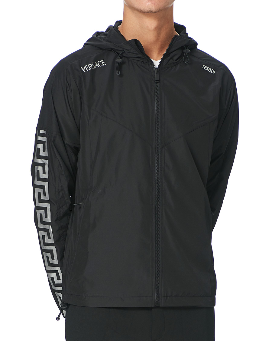 Herren | Jacken | Versace | Monogram Hooded Jacket Black