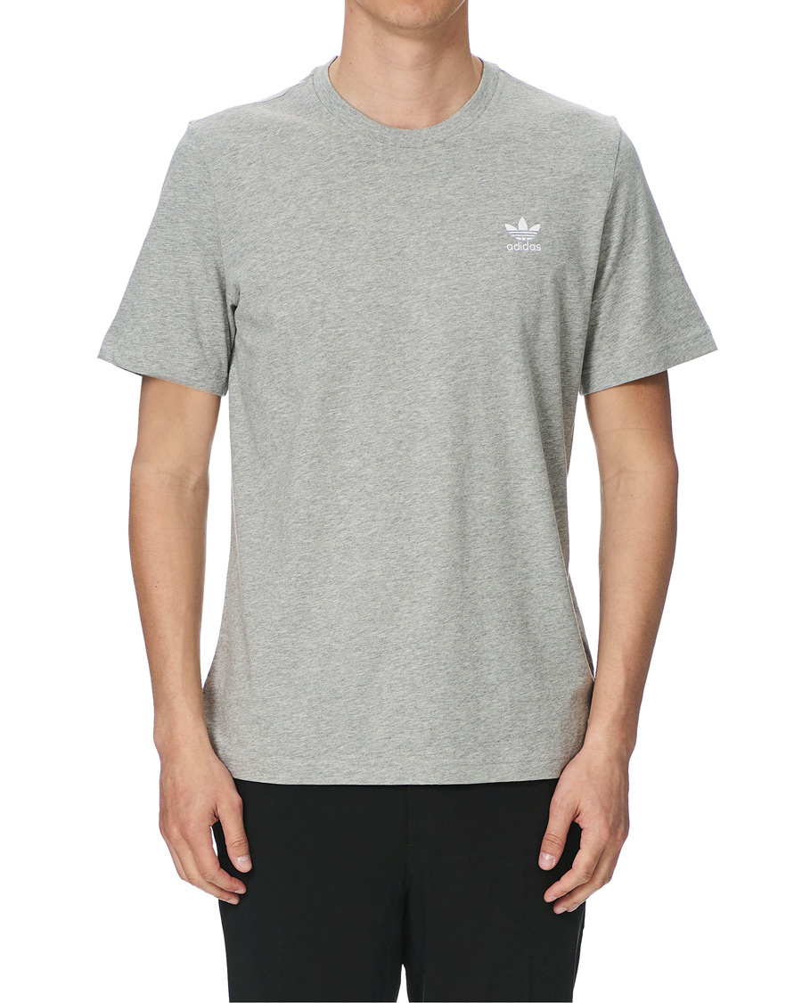 Herren | T-Shirts | adidas Originals | Essential Tee Grey Melange
