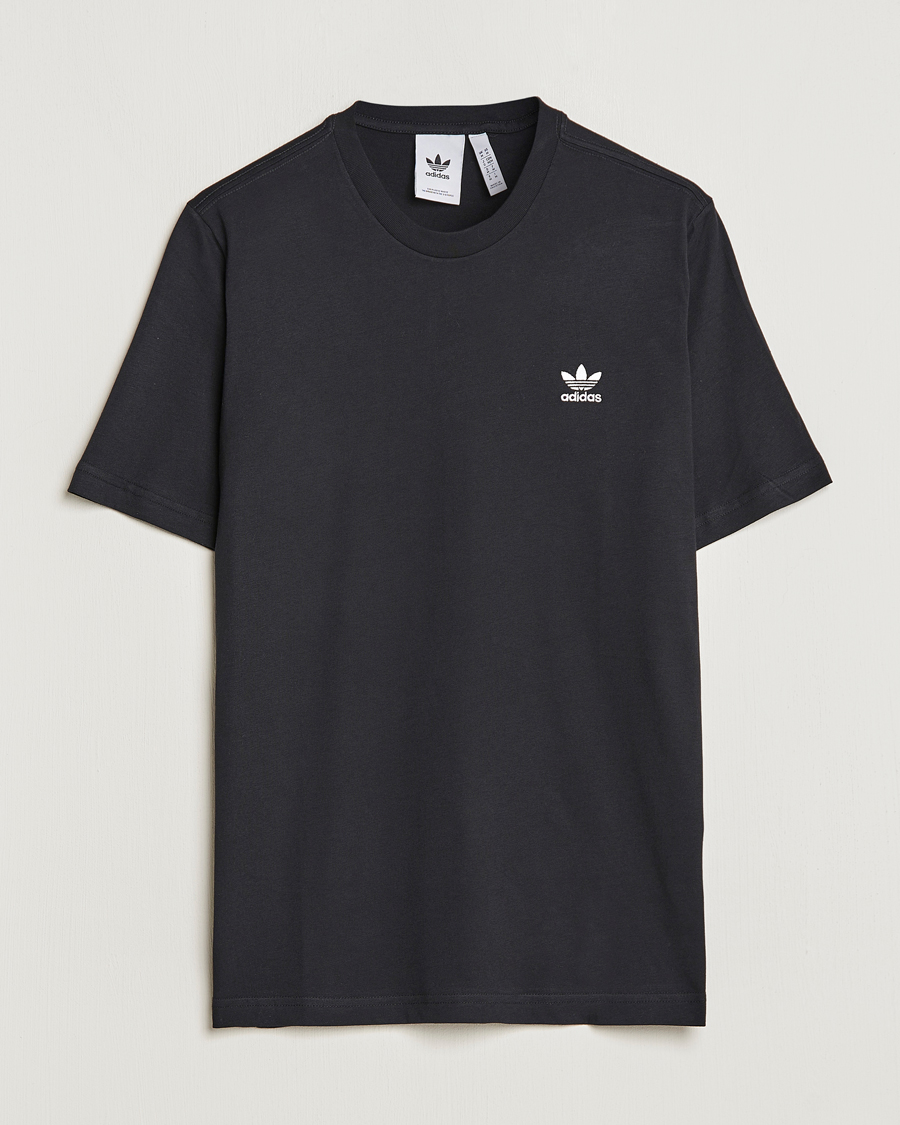 Herren | T-Shirts | adidas Originals | Essential Trefoil Tee Black