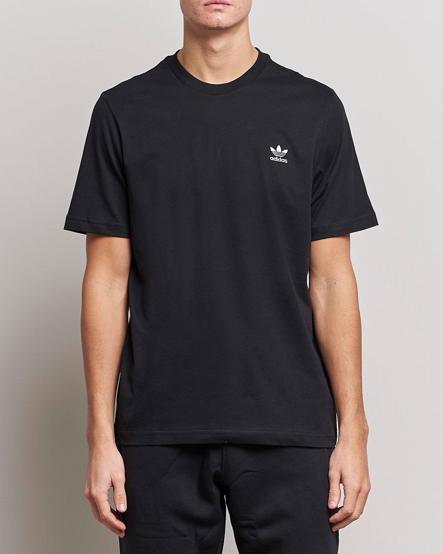 Herren | T-Shirts | adidas Originals | Essential Trefoil Tee Black