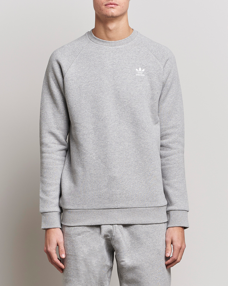 Herren | Sweatshirts | adidas Originals | Essential Trefoil Sweatshirt Grey