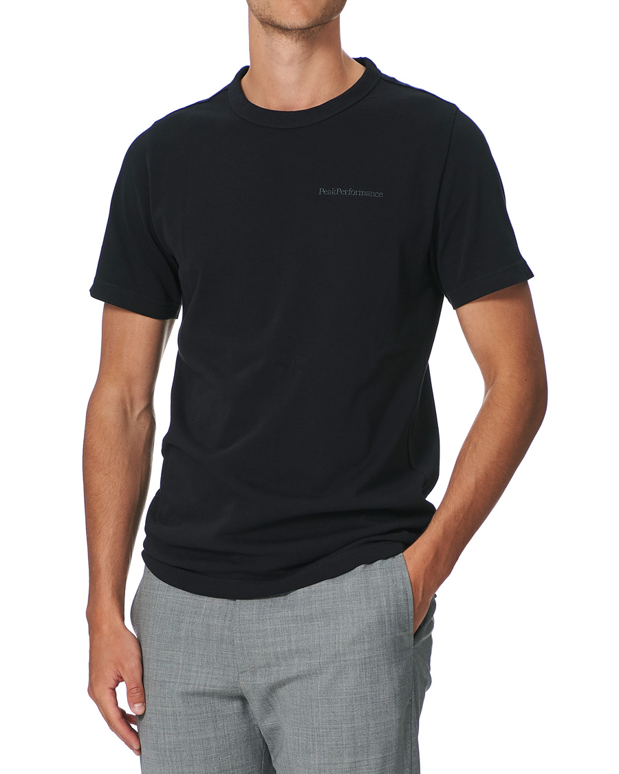 Herren | T-Shirts | Peak Performance | Moment Organic Cotton Tee Black