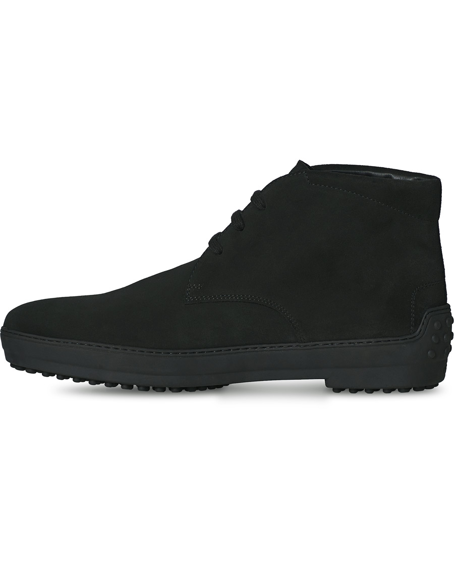 Herren | Tod's Winter Gommini Boots Black Suede | Tod's | Winter Gommini Boots Black Suede