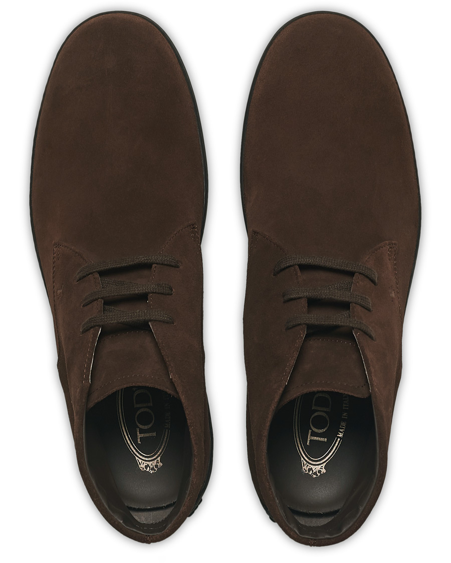 Herren | Tod's Winter Gommini Boots Dark Brown Suede | Tod's | Winter Gommini Boots Dark Brown Suede