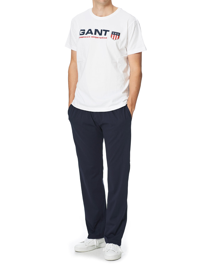 Herren | Hosen | GANT | Retro Shield Jersey Pants Evening Blue