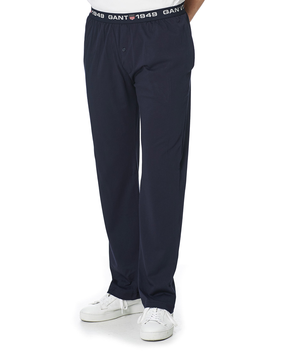 Herren | Hosen | GANT | Retro Shield Jersey Pants Evening Blue