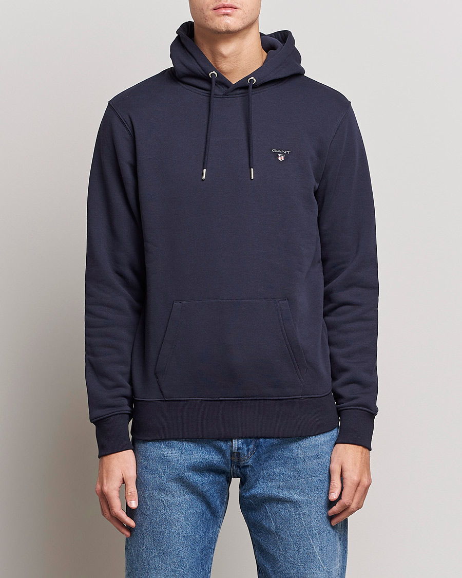 Herren | Pullover | GANT | Original Shield Logo Hoodie Evening Blue
