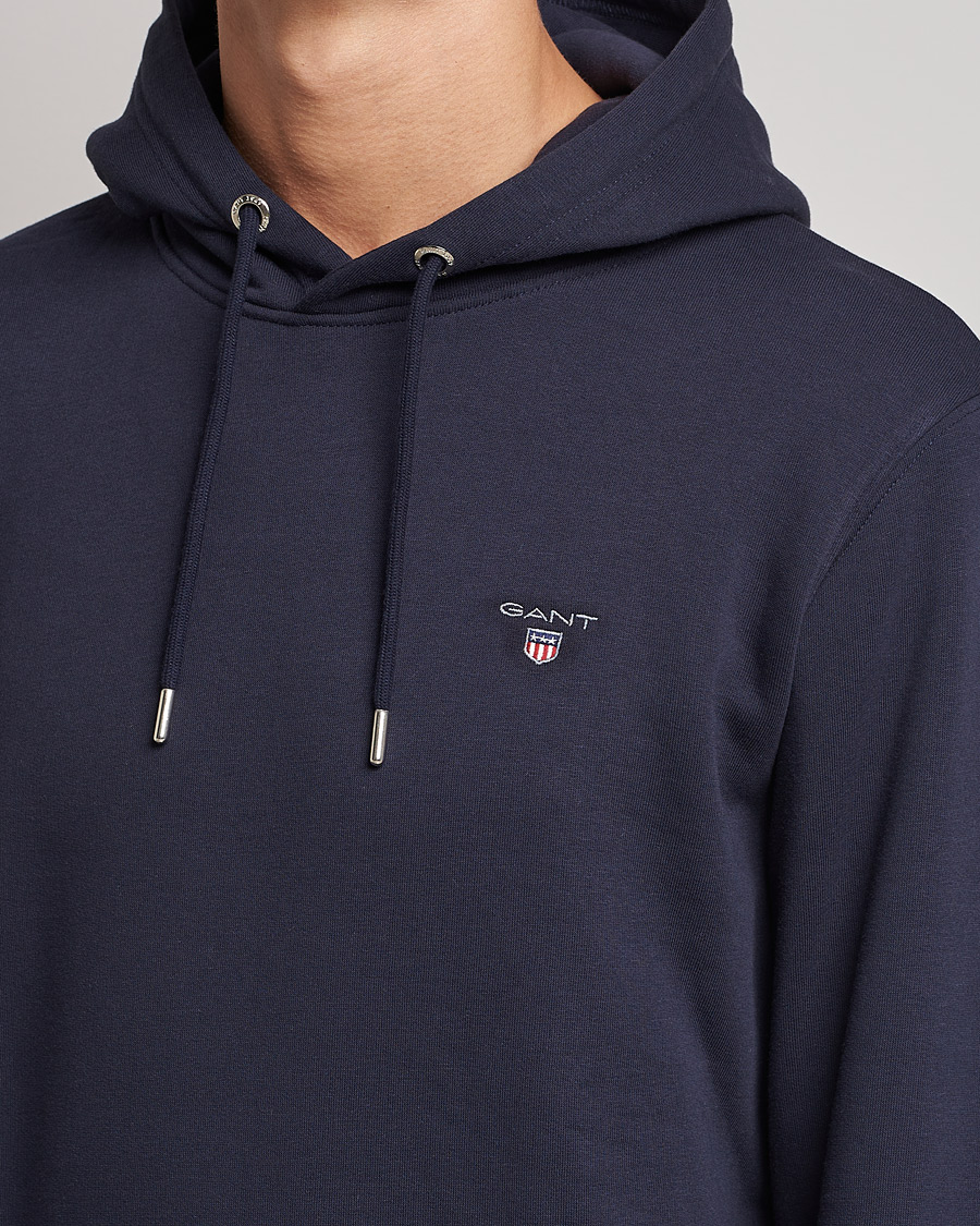 Herren | Pullover | GANT | Original Shield Logo Hoodie Evening Blue