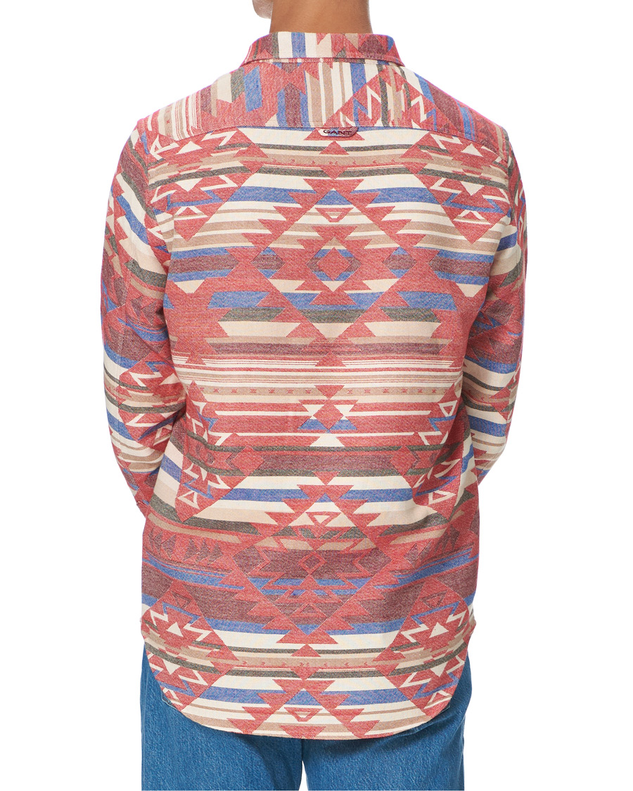 Herren | Hemden | GANT | Regular Fit Geometric Jacquard Shirt Multi