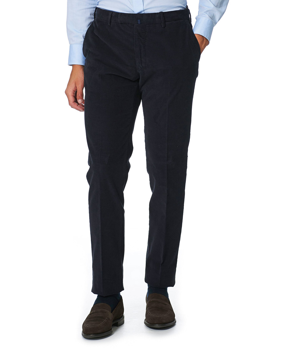 Herren | Hosen | Incotex | Slim Fit Corduroy Trousers Navy