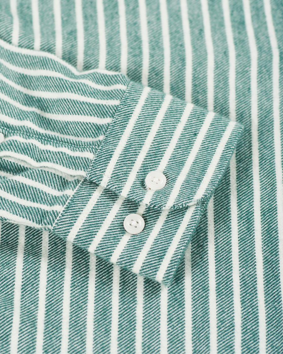 Herren | Hemden | NN07 | Errico Striped Shirt Green/White