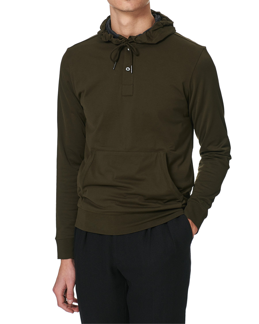 Herren | Pullover | Ralph Lauren Purple Label | Luxury Lisle Hoodie Inverness Loden
