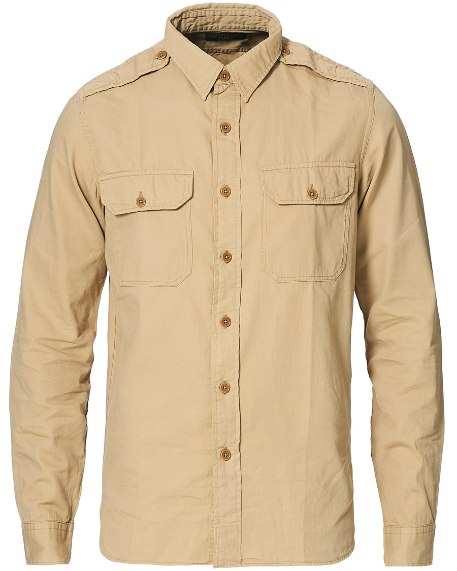 Herren | Hemden | RRL | New Military Pocket Shirt Classic Khaki