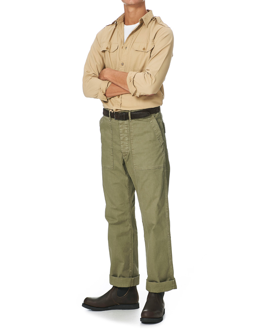 Herren | Hemden | RRL | New Military Pocket Shirt Classic Khaki