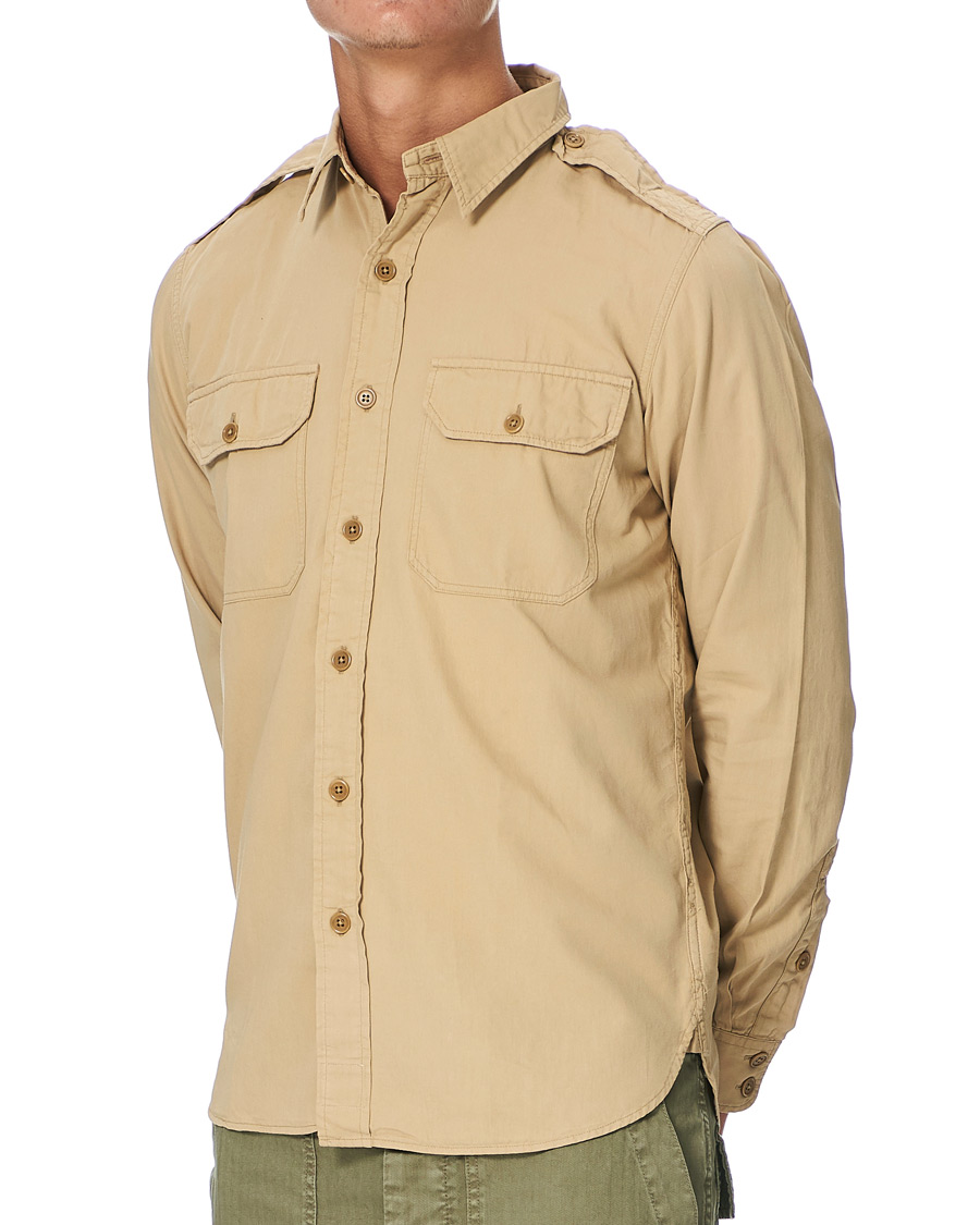 Herren | Hemden | RRL | New Military Pocket Shirt Classic Khaki