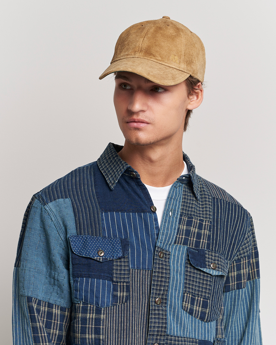 Herren | RRL Rough Out Baseball Cap Brown | RRL | Rough Out Baseball Cap Brown