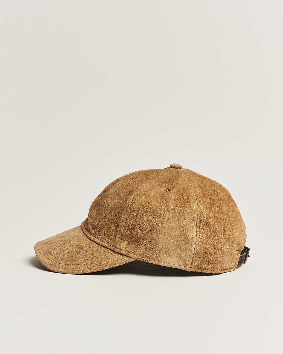 Herren | RRL Rough Out Baseball Cap Brown | RRL | Rough Out Baseball Cap Brown