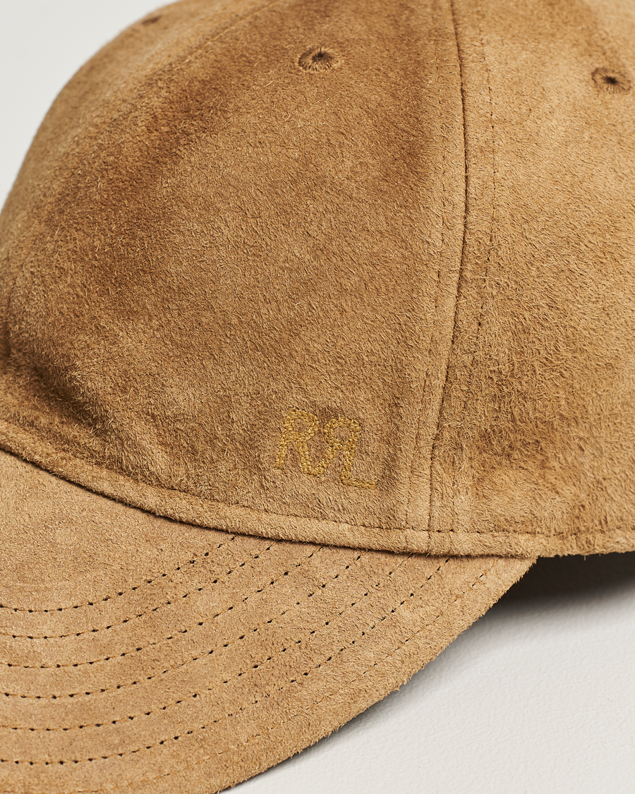 Herren | RRL Rough Out Baseball Cap Brown | RRL | Rough Out Baseball Cap Brown