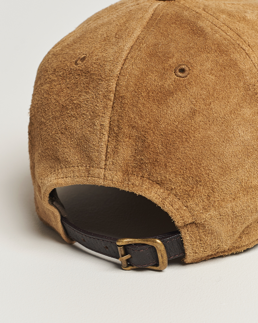 Herren | RRL Rough Out Baseball Cap Brown | RRL | Rough Out Baseball Cap Brown