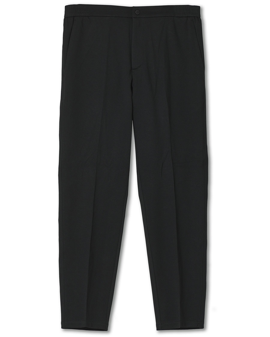 Herren | Hosen | Calvin Klein | Tapered Fit Jersey Hybrid Pants Black