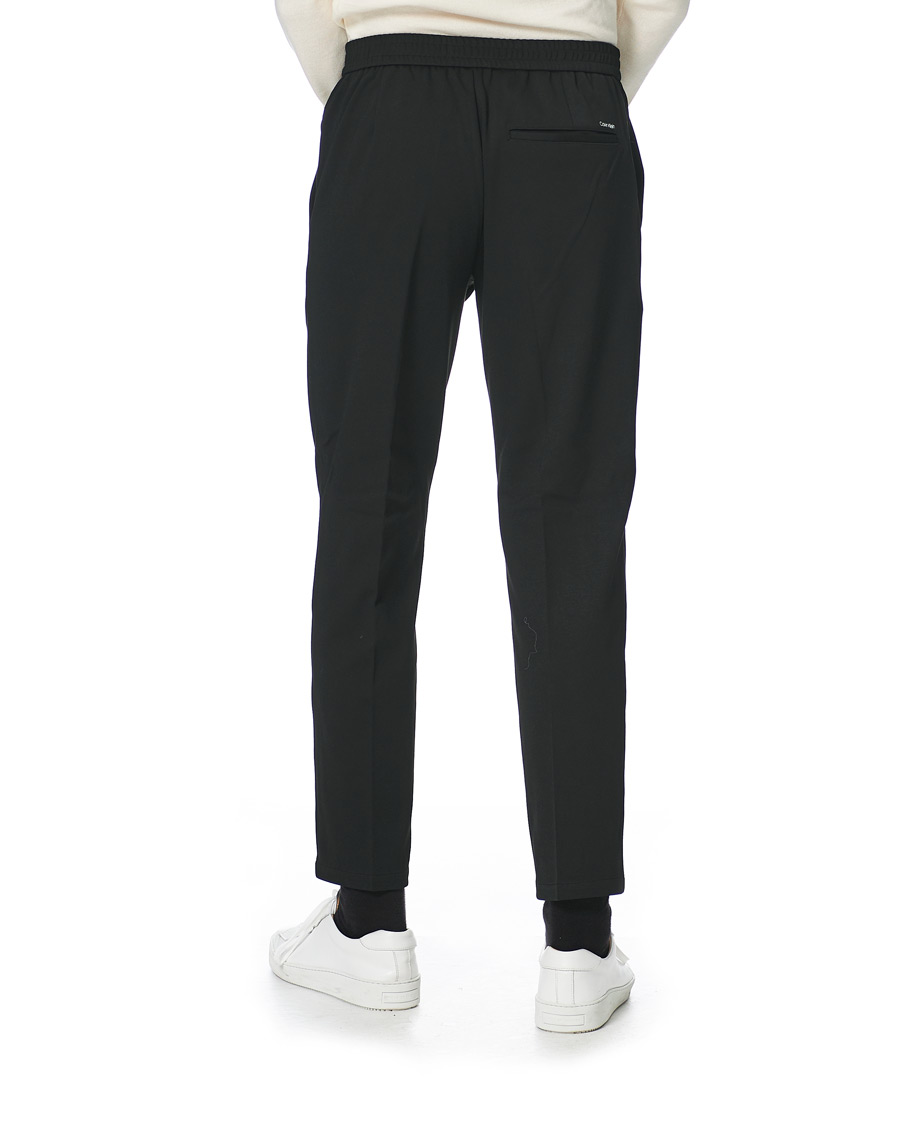 Herren | Hosen | Calvin Klein | Tapered Fit Jersey Hybrid Pants Black
