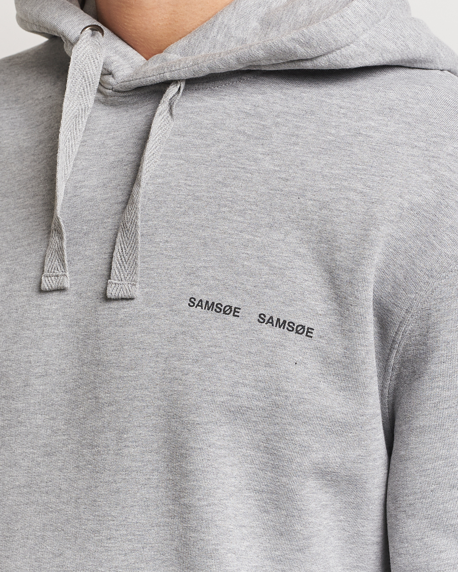 Herren | Pullover | Samsøe Samsøe | Norsbro Hoodie Grey Melange