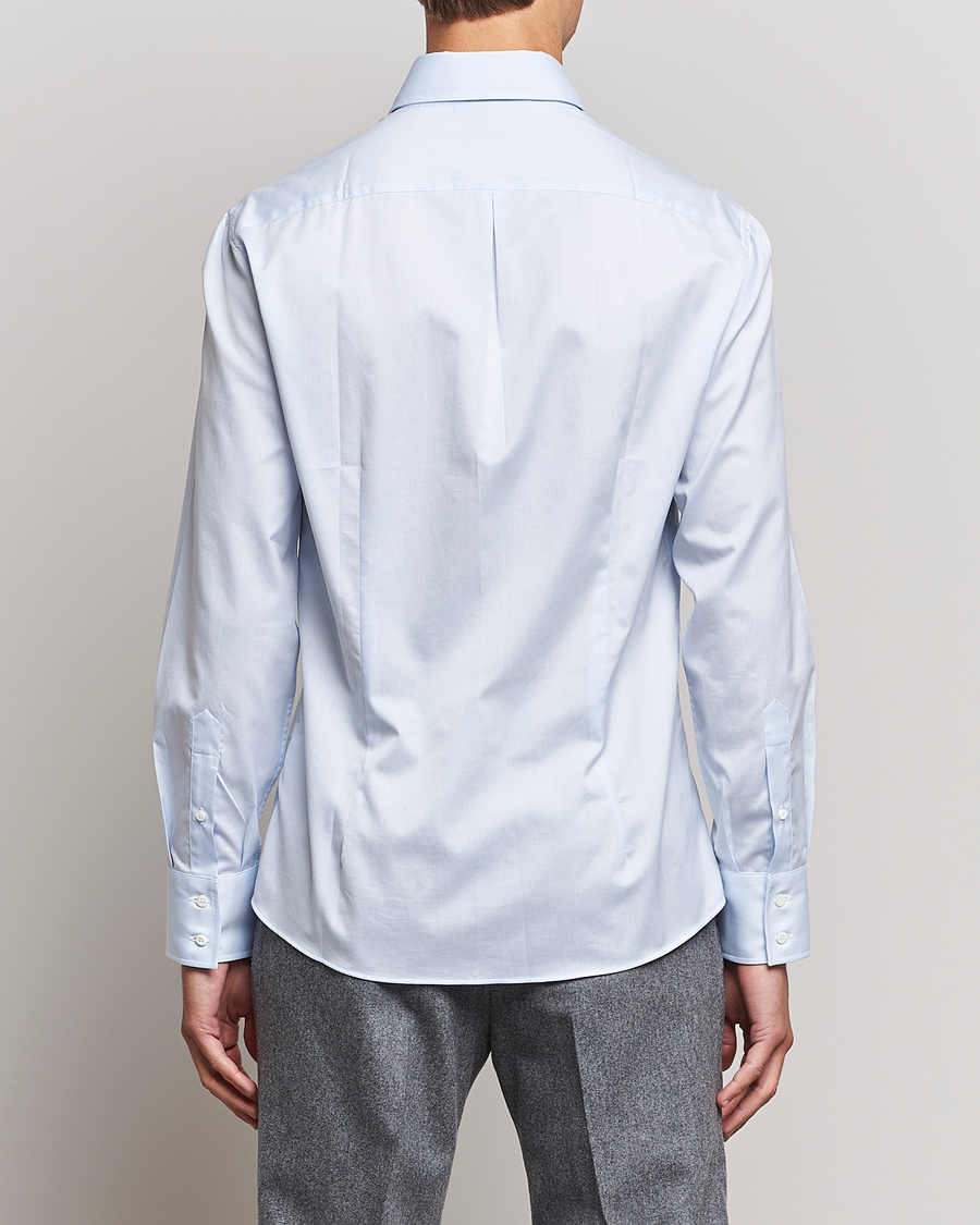 Herren | Hemden | Brunello Cucinelli | Slim Fit Poplin Shirt Light Blue