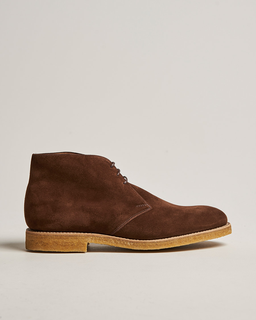 Herren | Loake 1880 Rivington Suede Crepe Sole Chukka Brown | Loake 1880 | Rivington Suede Crepe Sole Chukka Brown