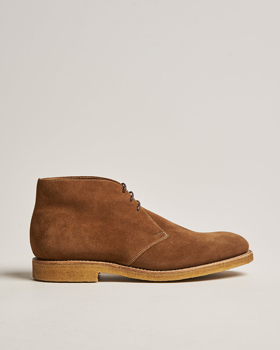 Herren | Loake 1880 Rivington Suede Crepe Sole Chukka Tan | Loake 1880 | Rivington Suede Crepe Sole Chukka Tan