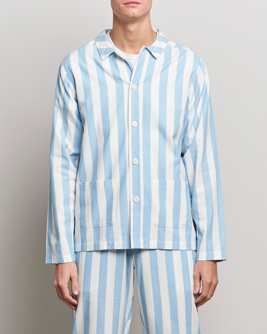Herren | Lifestyle | Nufferton | Uno Striped Pyjama Set Blue/White