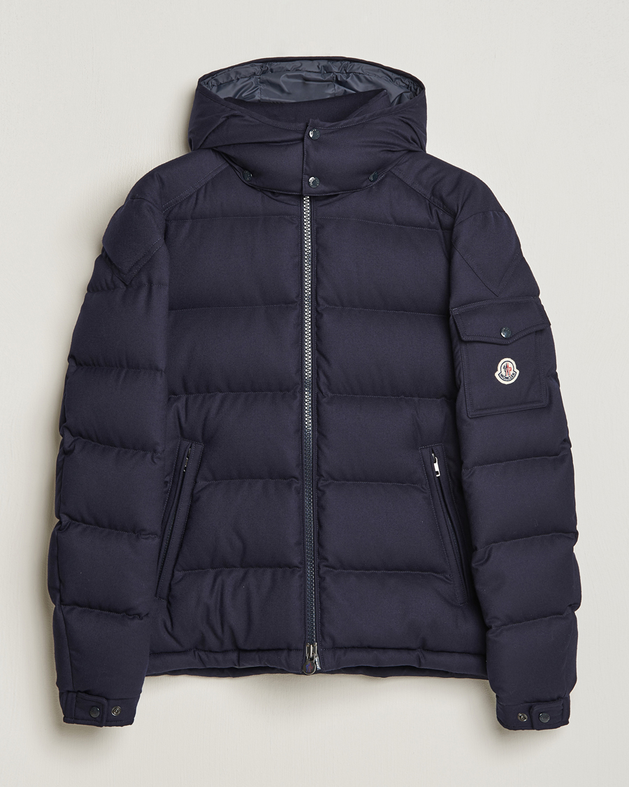 Moncler Montgenevre Flannel Down Jacket Navy bei Care of Carl