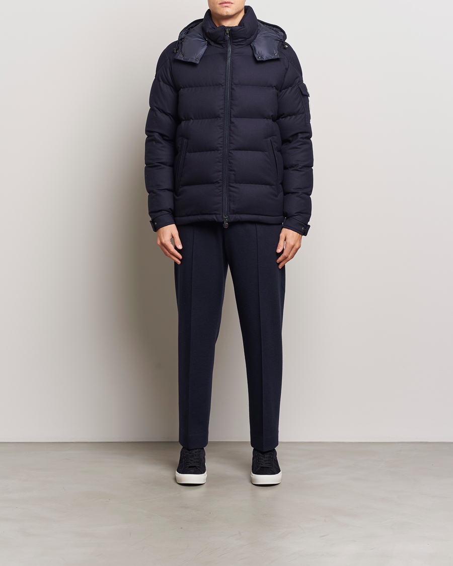 Moncler Montgenevre Flannel Down Jacket Navy bei Care of Carl