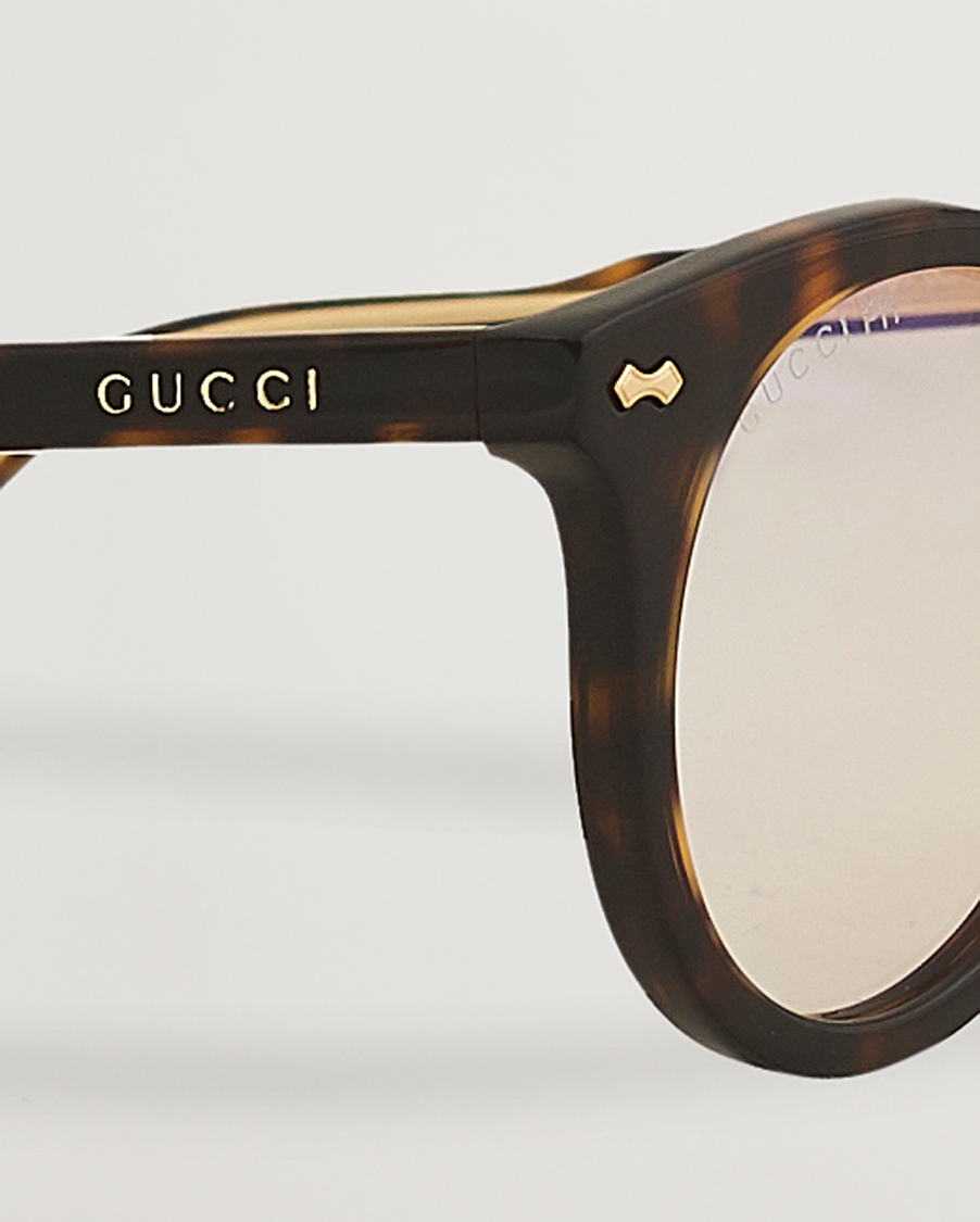 Herren | Gucci GG0736S Photochromic Sunglasses Shiny Dark Havana | Gucci | GG0736S Photochromic Sunglasses Shiny Dark Havana