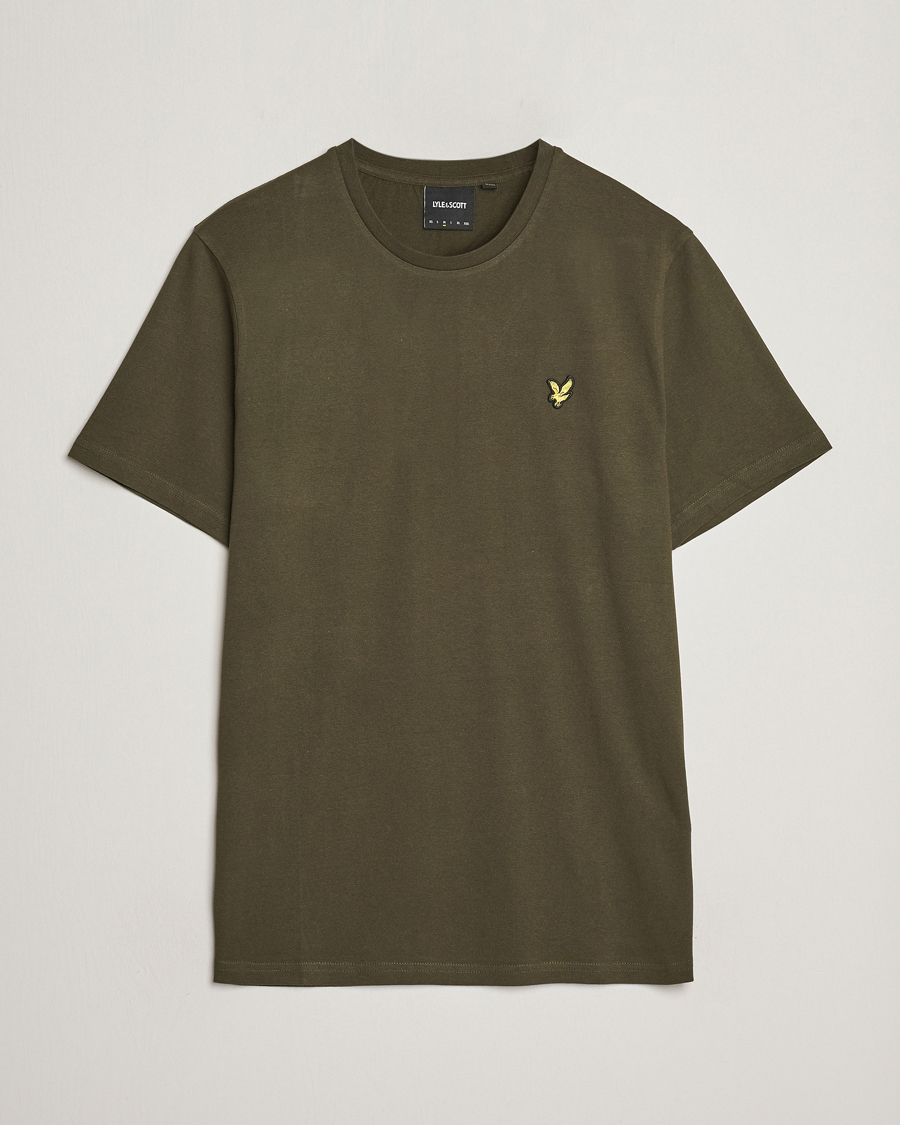 Herren | T-Shirts | Lyle & Scott | Cotton Crew Neck T-Shirt Olive