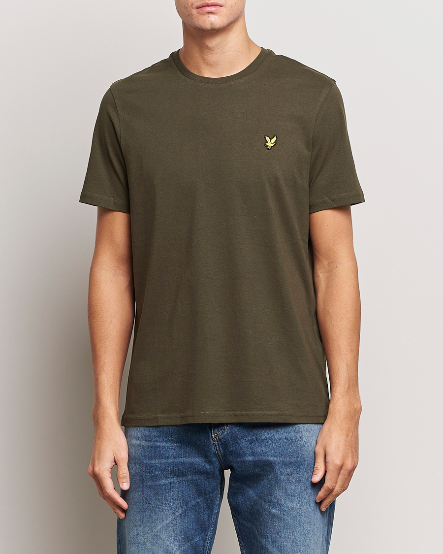 Herren | T-Shirts | Lyle & Scott | Cotton Crew Neck T-Shirt Olive