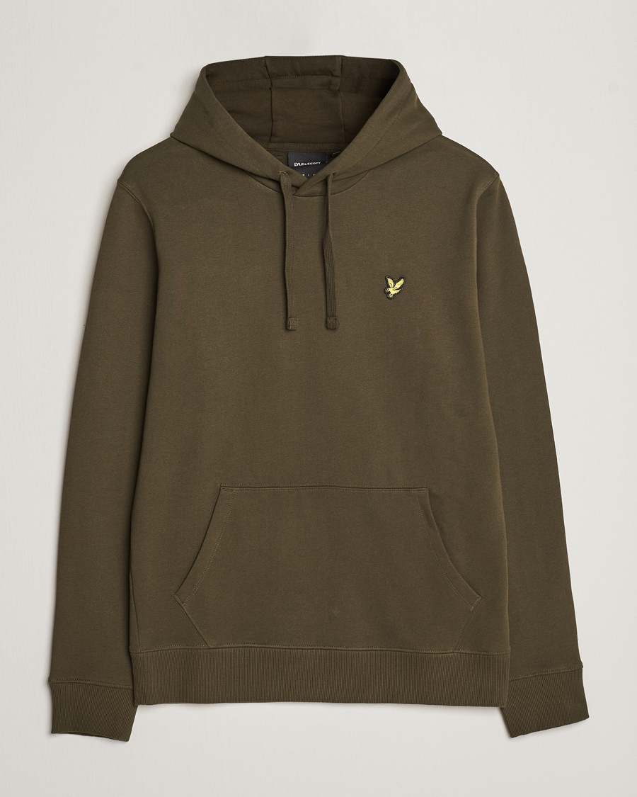 Herren | Pullover | Lyle & Scott | Organic Cotton Pullover Hoodie Olive