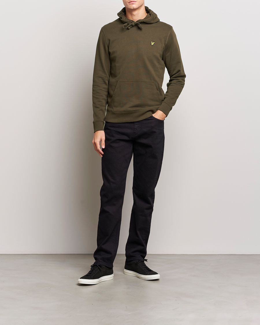 Herren | Pullover | Lyle & Scott | Organic Cotton Pullover Hoodie Olive